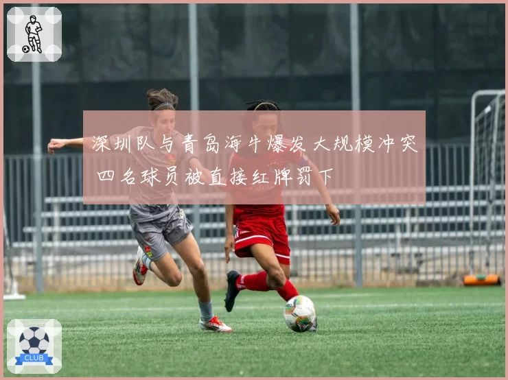 深圳队与青岛海牛爆发大规模冲突 四名球员被直接红牌罚下